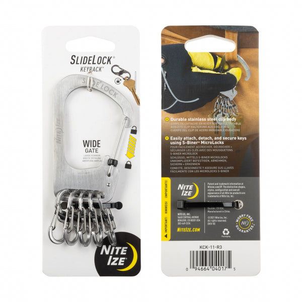 Nite Ize Slidelock Keyrack Stainless Steel