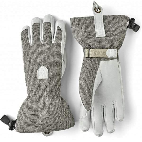 Hestra ´s Patrol Gauntlet - 5 Finger - Light grey