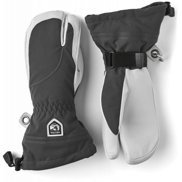 Hestra Heli Ski - 3 Finger - Grey / Offwhite