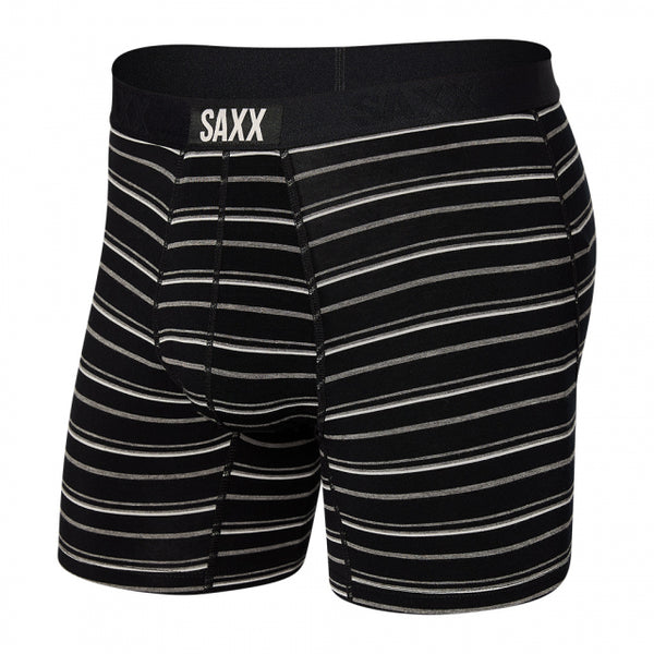 Saxx Vibe Super Soft Boxer Brief Black Coast Stripe
