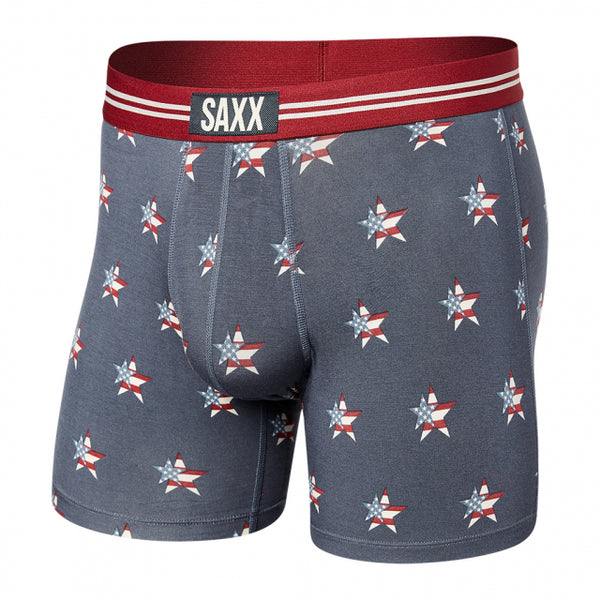 Saxx Vibe Super Soft Boxer Brief Liberty Star- Deep Navy