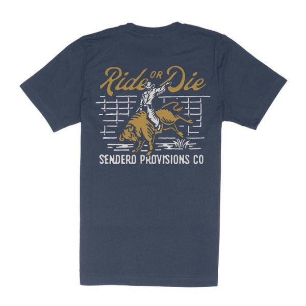 Sendero Ride Or Die T-shirt Navy