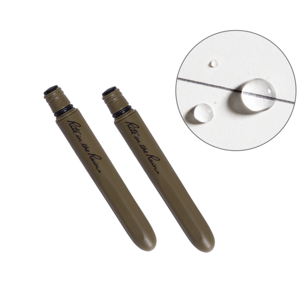 Rite In The Rain All-weather Edc Pen, Flat Dark Earth Pokka 2-pack, Black 0.8mm Ink, Fine Point (No. Fde92) Flat Dark Earth