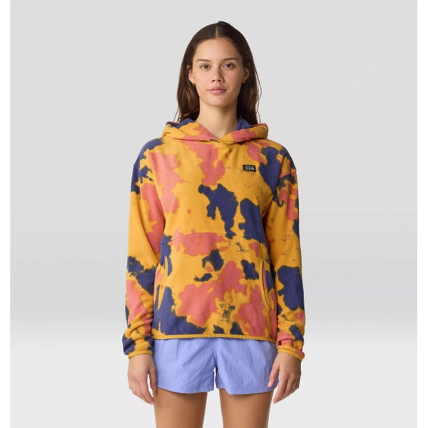 Mountain Hardwear Microchill Hoody Sundown Gold Blissed Dye Print
