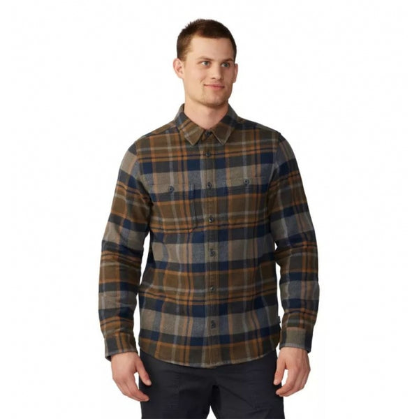 Mountain Hardwear Mens Plusher Long Sleeve Shirt Ridgeline Amsterdam Plaid