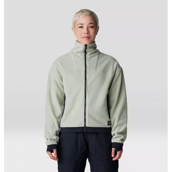 Mountain Hardwear Powder Maven Fleece Full Zip Jacket White Sage