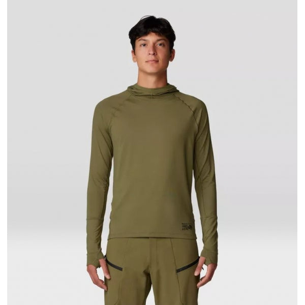 Mountain Hardwear Butter Up Long Sleeve Hoody Combat Green