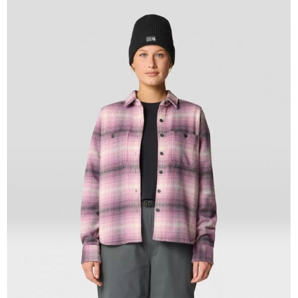 Mountain Hardwear Plusher Long Sleeve Shirt Dark Daze Buffalo Ombre Check