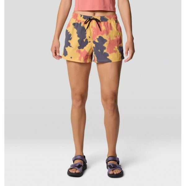 Mountain Hardwear Stryder Short Sundown Gold Blissed Dye Print