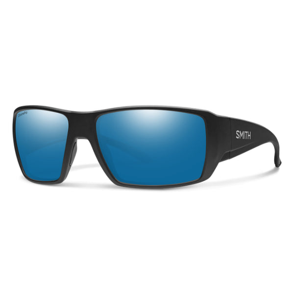 Smith Optics Guide's Choice Xl Matte Black - ChromaPop Glass Polarized Blue Mirror