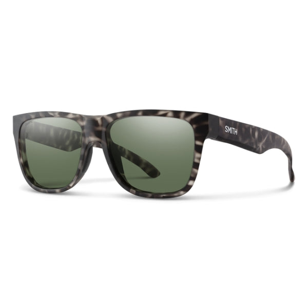Smith Optics Lowdown 2 Matte Gray Tortoise - ChromaPop Polarized Gray Green