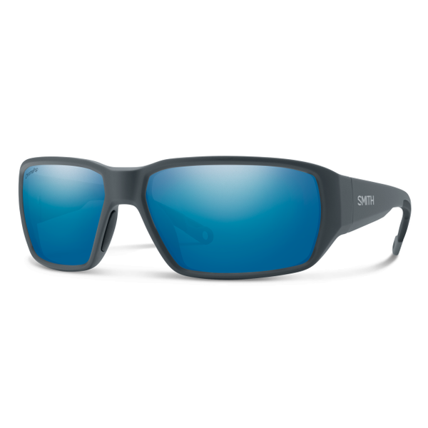 Smith Optics Hookset Matte Slate - ChromaPop Glass Polarized Blue Mirror