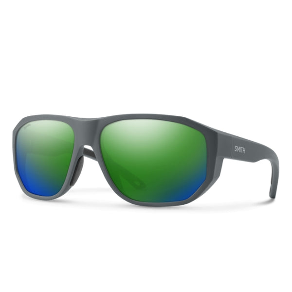 Smith Optics Outrigger Matte Slate - ChromaPop Polarized Green Mirror