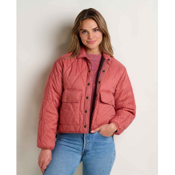 Toad&co Womens Nomader Reversible Jacket Dusty Cedar & Raisin