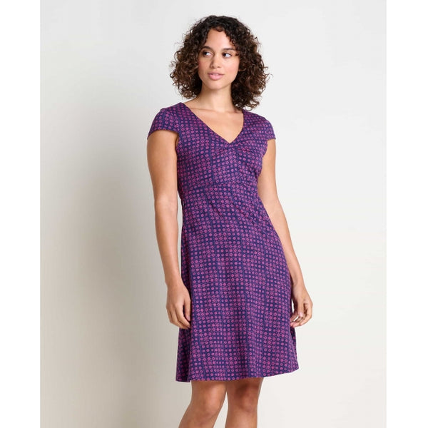 Toad&co Rosemarie Dress Midnight Geo Print