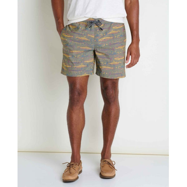 Toad&co Boundless Pull-on Short Olive Trout Print