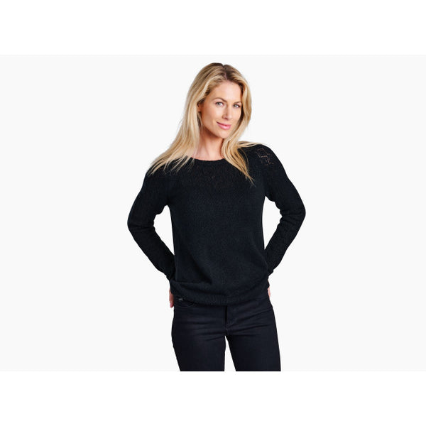 Kuhl Sonata Pointelle Sweater Black