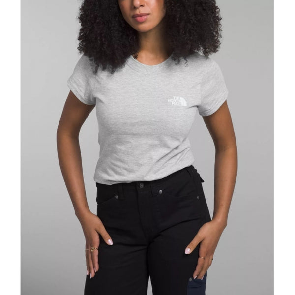 The North Face Womens S/S Evolution Cutie Tee TNF ight Grey Heather / L