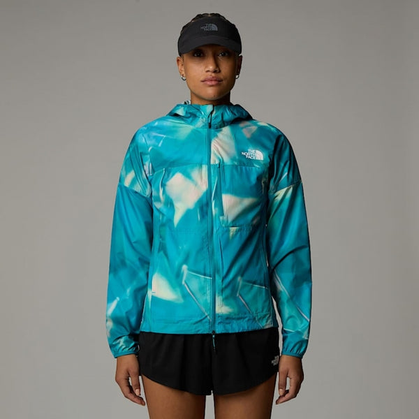 The North Face Higher Run Wind Jacket Galactic Blue Prisms Print