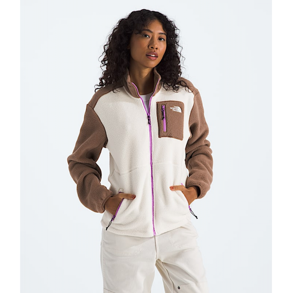 The North Face Yumiori Full Zip White Dune/Latte/Vibrant Verbena