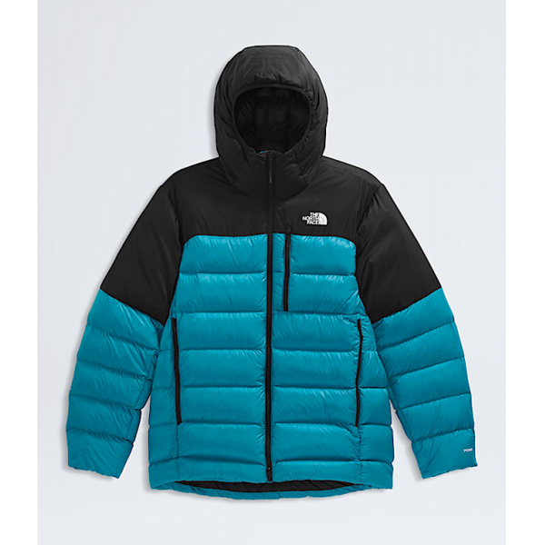 The North Face Mens Kalix Down Hoodie Dusk Blue/TNF Black