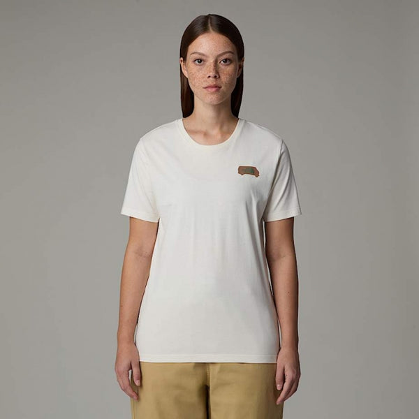The North Face S/s Outdoor Graphic Tee White Dune