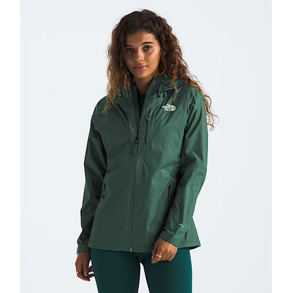 The North Face Alta Vista Rain Jacket Duck Green