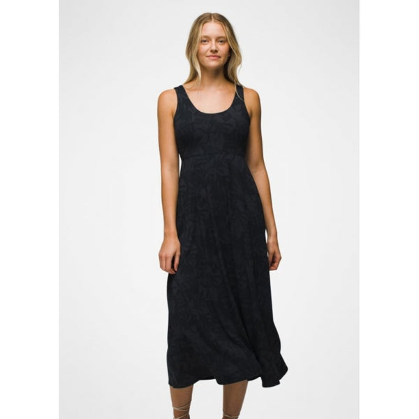 Prana Lata Beach Dress Charcoal Seaside