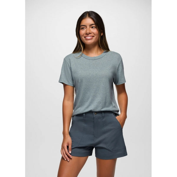 Prana Cozy Up Ss Crew Saltwater