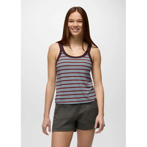Prana Cozy Up Scoop Tank Saltwater Stripe