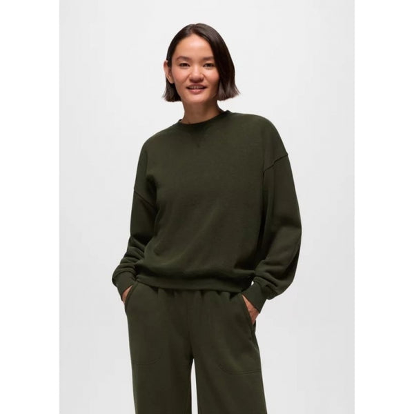 Prana Cozy Up Crew Sweatshirt Nori