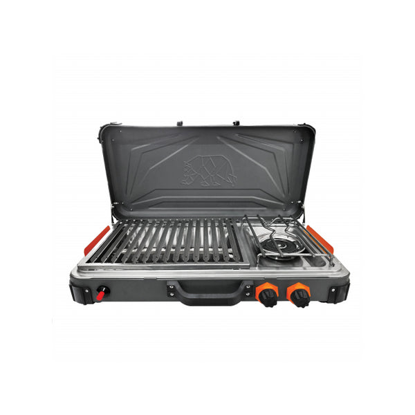 Kuma Outdoor Gear Grill & Burner Propane Stove Graphite/Orange