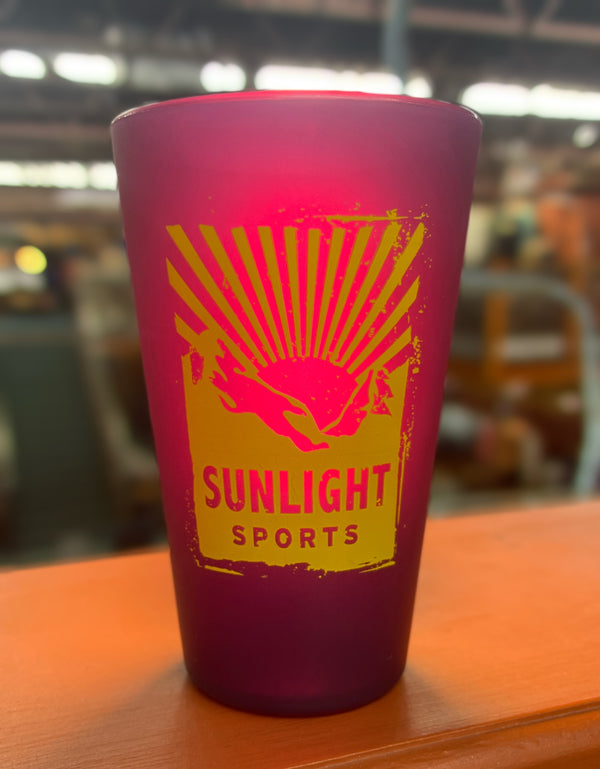 Sunlight Sports Pint Night Glass