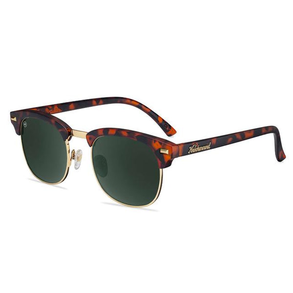 Knockaround Matte Tortoise Shell & Gold Brooklines Sunglasses From Knockaround Tortoise
