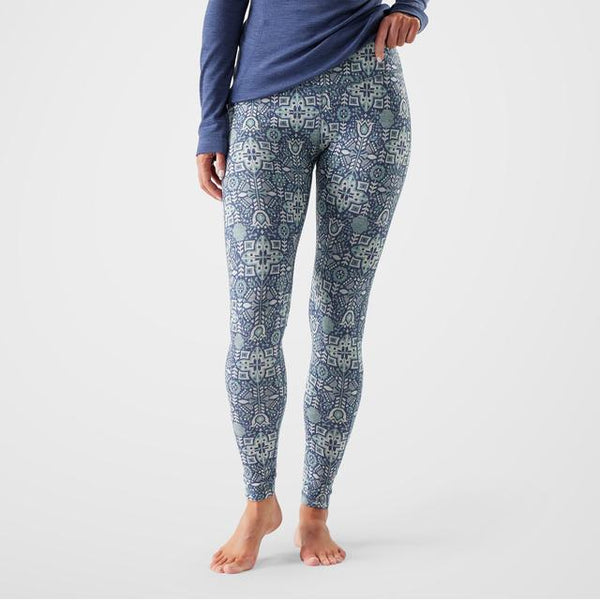 Smartwool Classic Thermal Merino Base Layer Bottom Nightfall Deco Floral