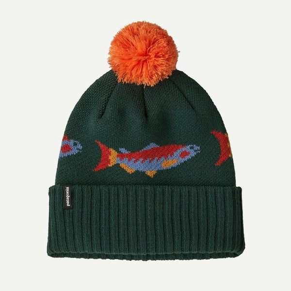 Patagonia Powder Town Beanie Old Growth Green