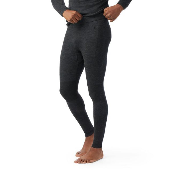 Smartwool Intraknit Thermal Merino Base Layer Bottom Charcoal Heather-Black