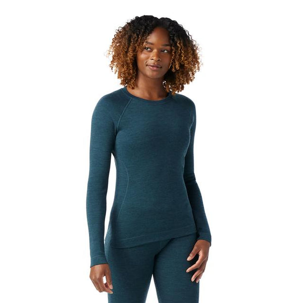 Smartwool Classic Thermal Merino Base Layer Crew Twilight Blue Heather