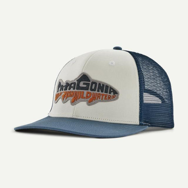 Patagonia Take A Stand Trucker Hat Wild Waterline: Utility Blue
