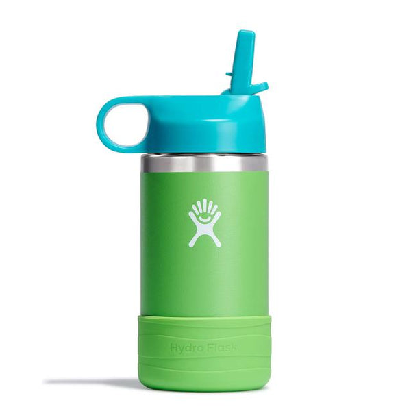 Hydro Flask 12 Oz Wide Mouth Straw Cap And Boot Grass