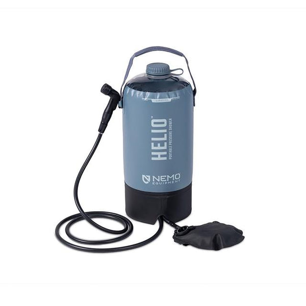 Nemo Helio Portable Pressure Shower Fortress / Silt / Black