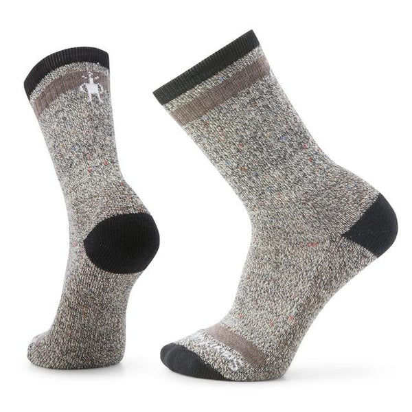 Smartwool Everyday Larimer Crew Socks Black-Taupe Heather