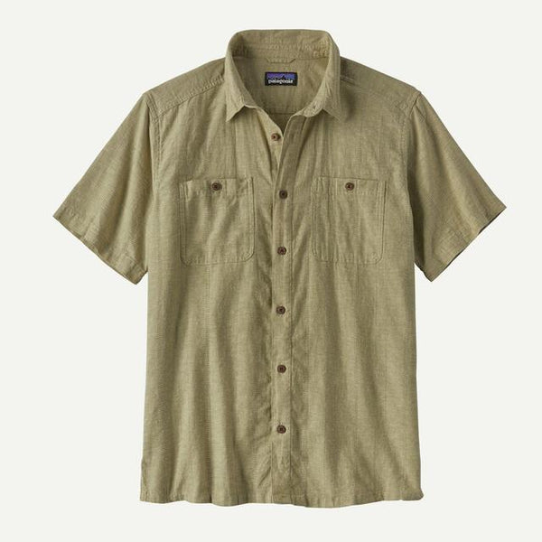 Patagonia Back Step Shirt Swell Dobby: Buckhorn Green