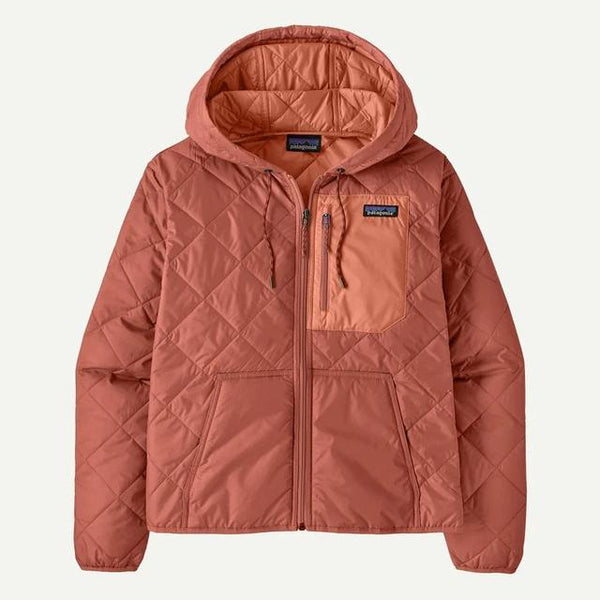 Patagonia Diamond Quilted Bomber Hoody Potters Red
