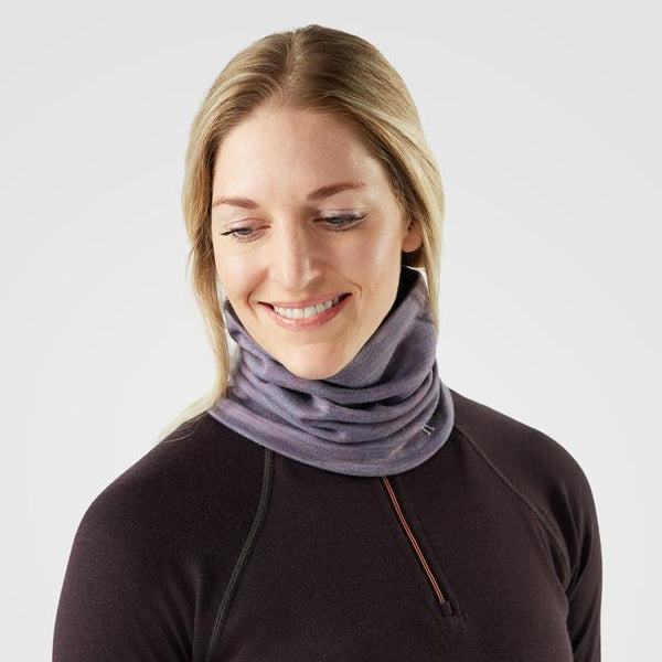 Smartwool Unisex Thermal Merino Reversible Neck Gaiter Chalk Violet Heather