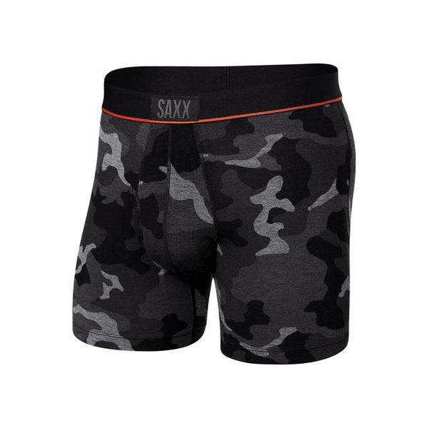 Saxx Ultra Super Soft Boxer Briefs Supersize Camo- Black