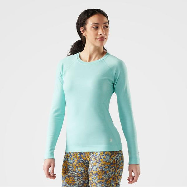 Smartwool Classic Thermal Merino Base Layer Crew Top Pacific Blue
