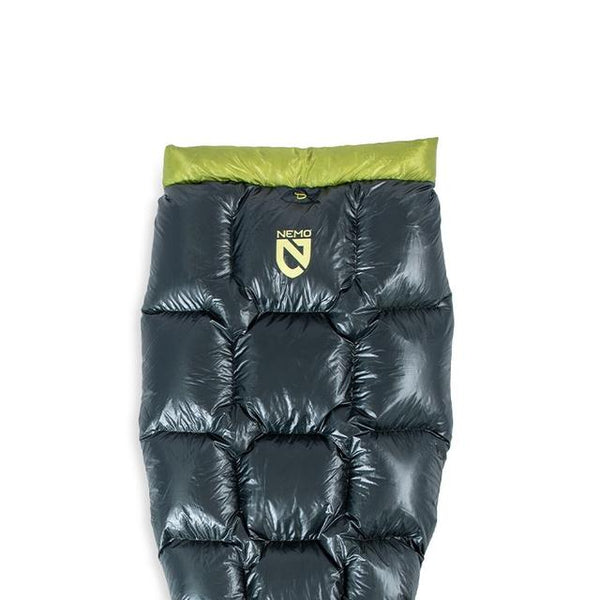 Nemo Pulse Endless Promise Ultralight Backpacking Quilt Birch Bud / Goodnight Gray