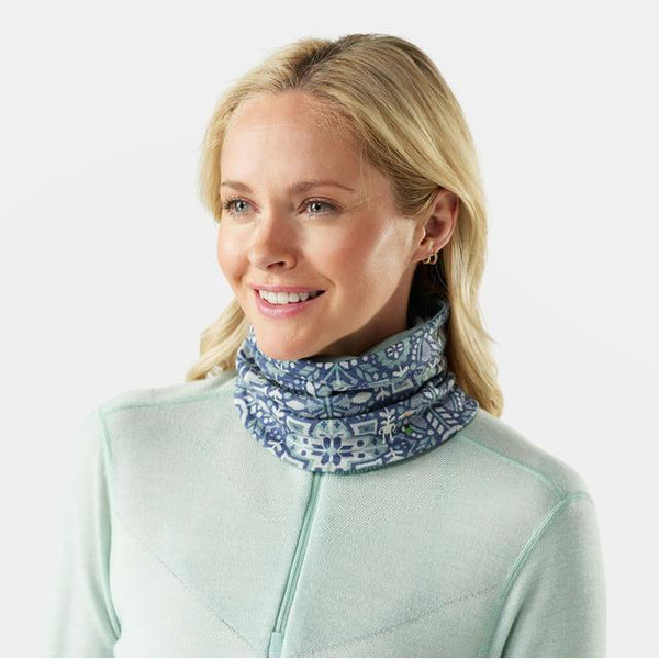 Smartwool Unisex Thermal Merino Reversible Neck Gaiter Arctic Deco Floral