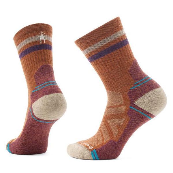 Smartwool Hike Light Cushion Tube Stripe Crew Socks Fossil